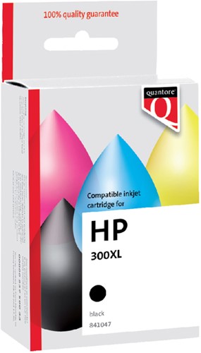 INKCARTRIDGE QUANTORE HP 300XL CC641EE HC ZWART 1 Stuk bij Sijbes