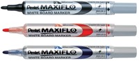 Whiteboardmarker Pentel MWL5S Maxiflo rond 1mm zwart-3