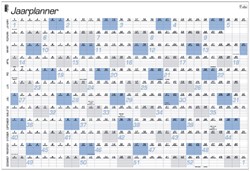 Jaarplankalender 2025 Quantore A1 84x57cm