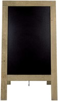 Stoepbord Securit 720x1310x40mm steigerhout
