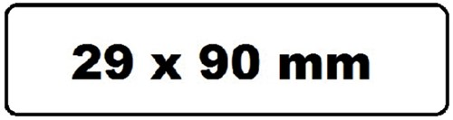 Labeletiket Quantore DK-11201 29x90mm adres wit 400 stuks-3