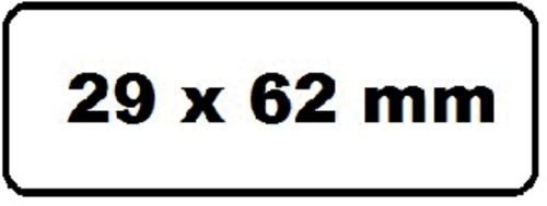 Labeletiket Quantore DK-11209 29x62mm adres wit 800 stuks-3