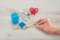 Viltstift edding 400 rond 1mm rood-2