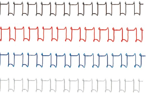Draadrug GBC 8mm 34-rings A4 zwart 100 stuks-1