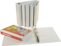 Presentatieringband Esselte panorama A4 4-rings D-mechaniek 20mm PP wit-3