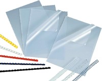 Voorblad GBC A4 PVC 150micron transparant 100 stuks-2