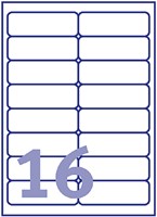 Etiket Avery J8562-25 99.1x33.9mm transparant 400 stuks-3