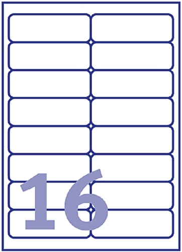 Etiket Avery L7562-25 99.1x33.9mm transparant 400 stuks-2