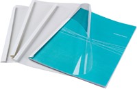 Thermische omslag GBC A4 1.5mm transparant/wit 100 stuks