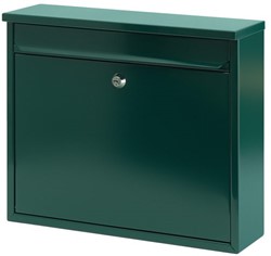 Wandbrievenbus Granadan metaal zwart 36x10x32cm