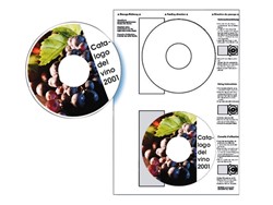 Etiketten voor cd's en dvd's