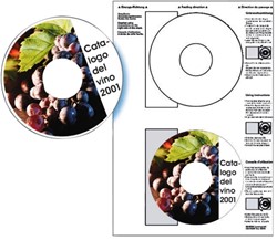 Etiketten voor cd's en dvd's
