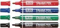 Viltstift Pentel N50 rond 1.5-3mm zwart-3