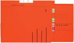 Verzamelmap Djois Secolor A4 lateraal recycled rood