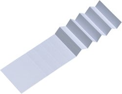 Ruiterstrook voor Esselte Classic 50mm wit 10 stuks