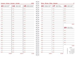 Kantoor- en bureauagenda's met spiraal