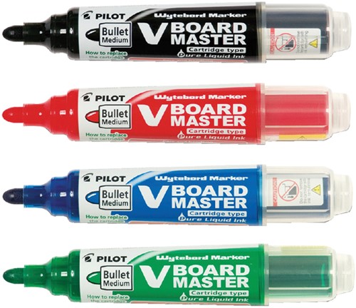 Whiteboardmarker PILOT Begreen rond medium rood-3