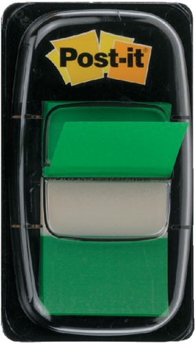 Indextabs Post-it 680 25.4x43.2mm groen 50 tabs
