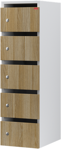 Van Esch Aquarius HP postvakkenkast - Pfleiderer hout decor - 5 Vakken (HP-1305)