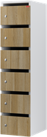 Van Esch Aquarius HP postvakkenkast - Pfleiderer hout decor - 6 Vakken (HP-1306)