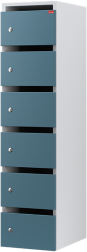 Van Esch Aquarius HP postvakkenkast - Pfleiderer uni kleur - 6 Vakken (HP-1306)