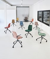HOWE AS100 stoel - Groen - C48U - Satijnzwart - B6-3