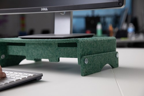 BakkerElkhuizen Q-riser 110 circular monitorstandaard groen