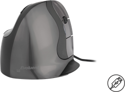 BakkerElkhuizen Evoluent D muis medium, met kabel