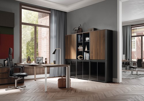 Palmberg Select kast met donker hout