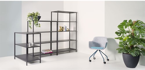 BUUR Rack - Reksysteem - 90 x 98 x 45 cm (2 ordner hoog) - Geen kastelement met deur - Geen kastelement zonder deur-3