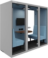 VOX POD Large (2P) - Akoestische stilteruimte/vergaderruimte - RAL 3020-3