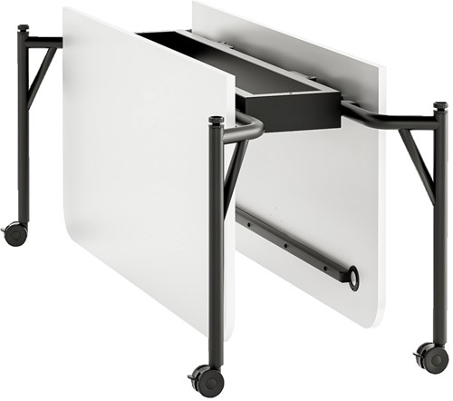 HOWE Folding Surfaces - vergadertafel - 150 x 160 cm - Zonder - Wit (Melamine) - M310-2