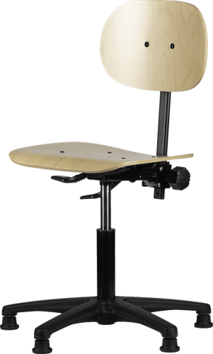 Werkstoel H160 hout