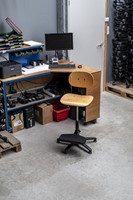 Werkstoel H267 hout-3