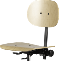 Werkstoel H160 hout-2