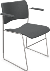 HOWE 40/4 armstoel volledig bekleed