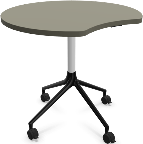 HOWE AS400 tafel - Donkergrijs - Satijnwit - B31 - Satijnzwart - B6