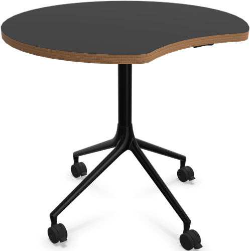 HOWE AS400 tafel - Zwart (zichtbaar hout) - Satijnzwart - B6 - Zwart - B7