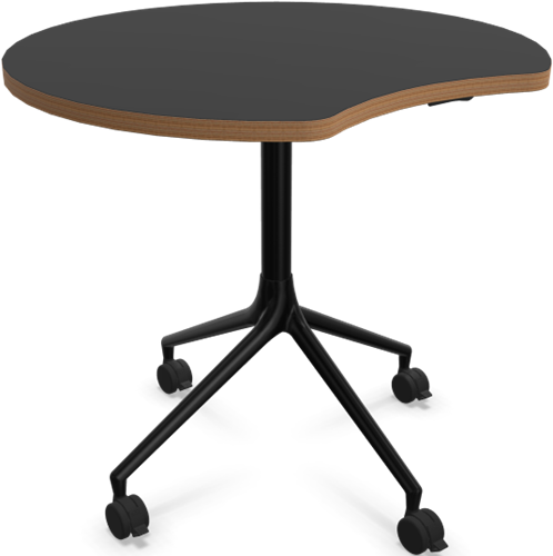 HOWE AS400 tafel - Zwart (zichtbaar hout) - Zwart - B7 - Satijnzwart - B6
