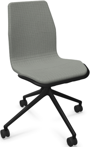 HOWE AS100 stoel - Grijs - C08U - Zwart - B7