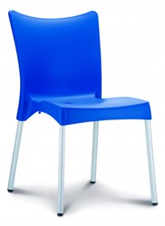 Juliette stapelbare stoel blauw