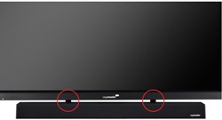 Legamaster Easyfix soundbar bracket for LS2000 soundbar