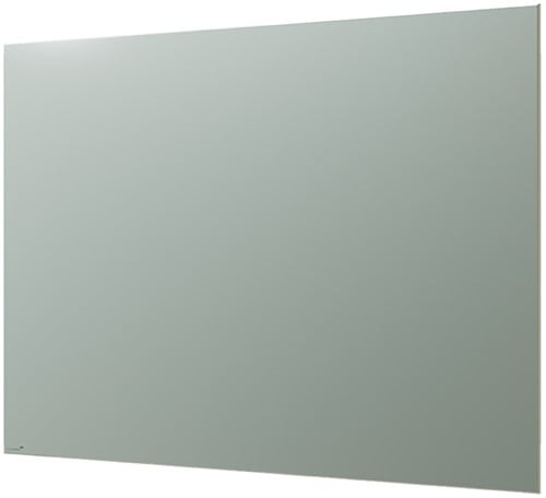 Legamaster glasbord 100x150cm Sage Green rechte hoeken