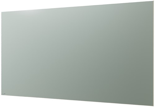 Legamaster glasbord 100x200cm Sage Green rechte hoeken