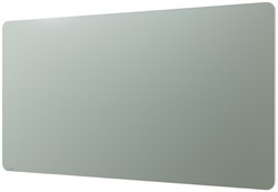 Legamaster glasbord 100x200cm Sage Green ronde hoeken