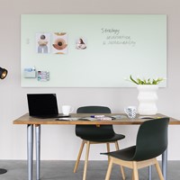 Legamaster glasbord 100x150cm Sage Green rechte hoeken-3