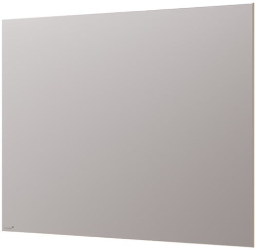 Legamaster glasbord 100x150cm Warm Grey rechte hoeken