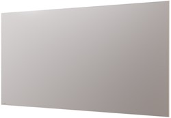 Legamaster glasbord 100x200cm Warm Grey rechte hoeken