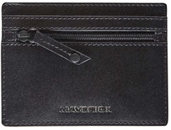 Maverick ALL BLACK - lederen Zakportefeuille RFID - Zwart