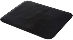 Maverick ALL BLACK - lederen muismat - zwart